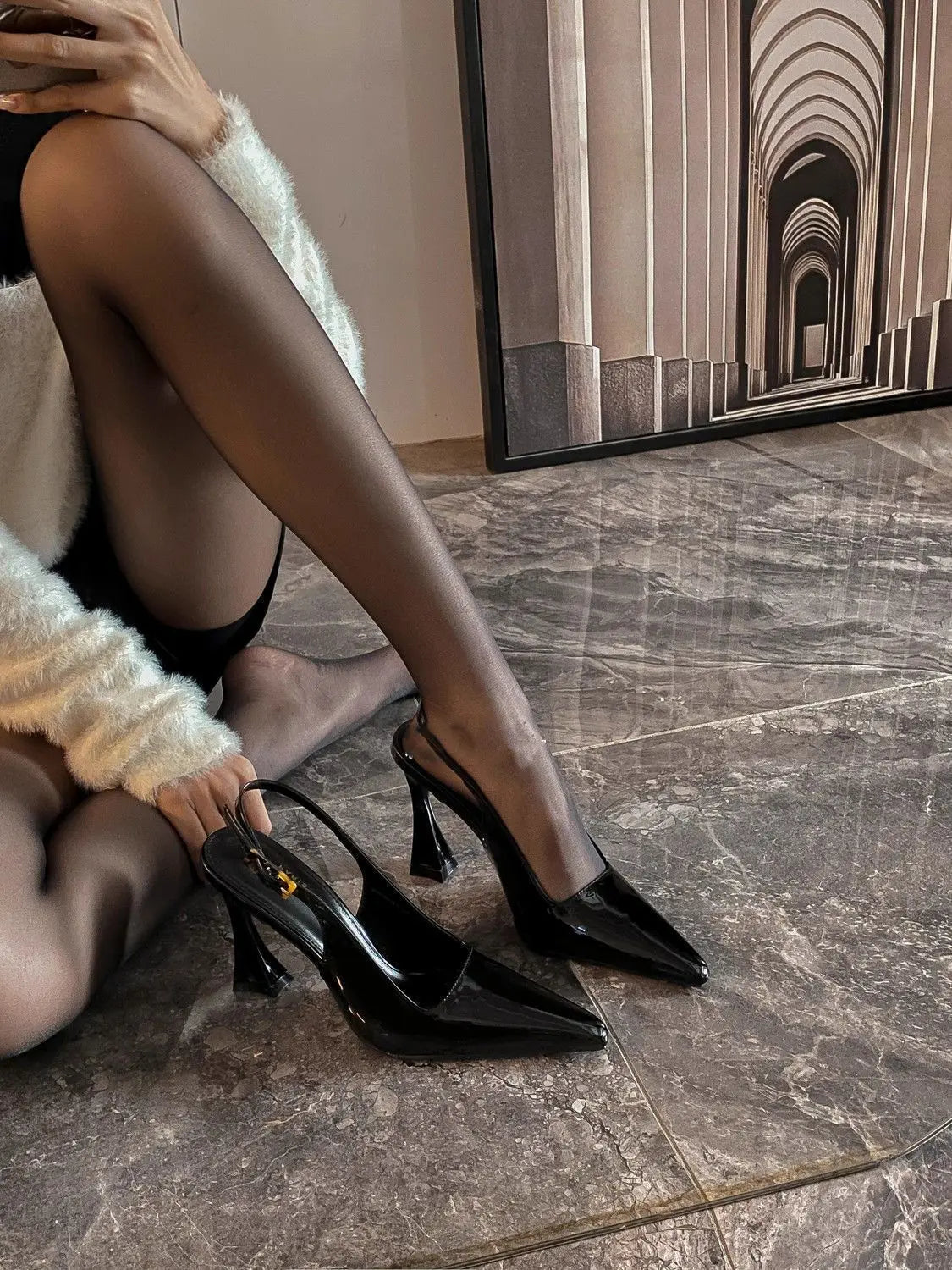 Fashion High Heels Luxurious Versatile Women's Shoes Slim Heel Temperament New Heeled Sandals Spring Elegant Pointed 2025 Pumps