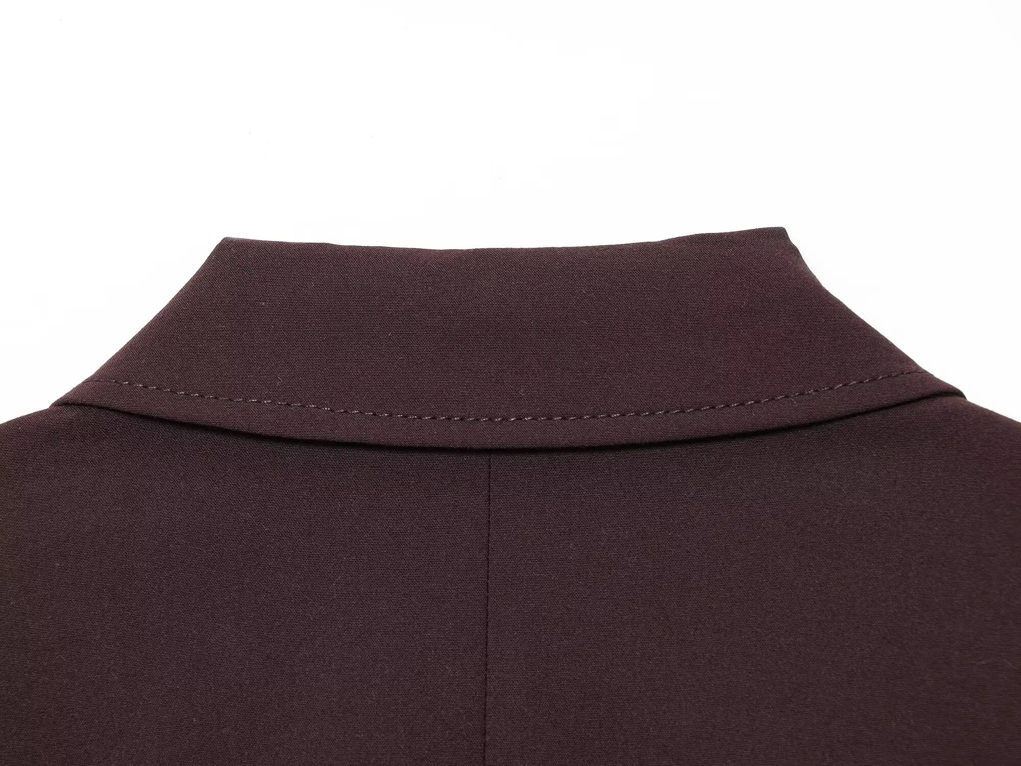 Fashion 2025 Autumn Women Blazer Coats With Belt Elegant Notched Double Breasted Causal Jackets Chic Loose Solid OL Outwear
