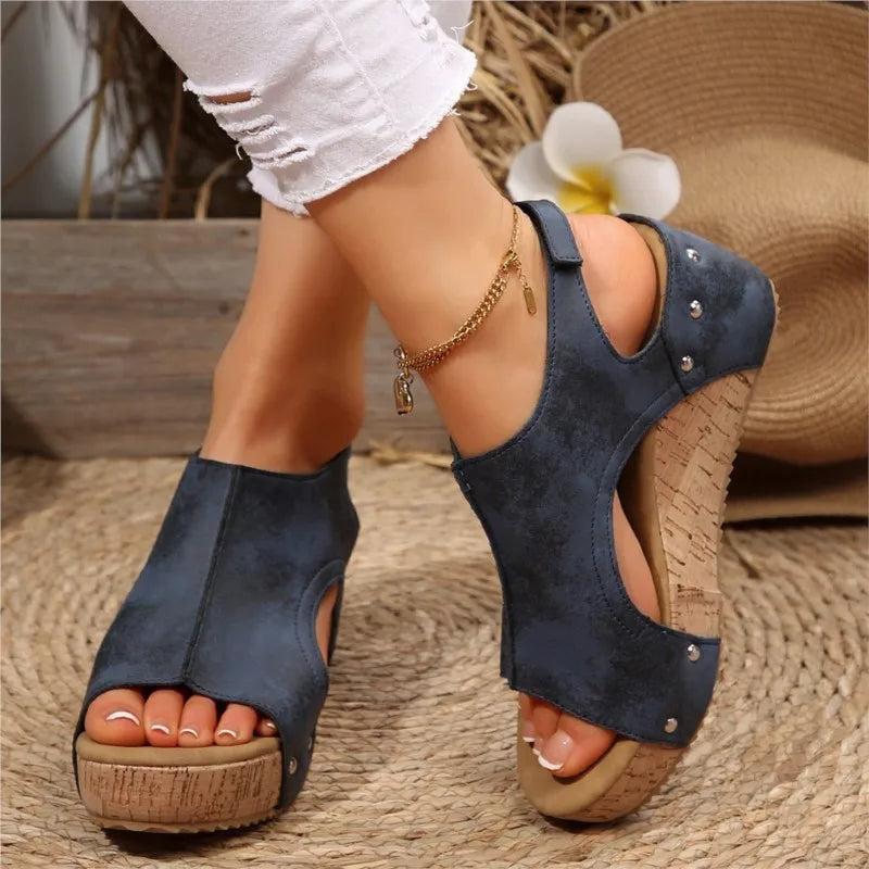 Fashion Sandals Summer Shoes Women Wedge Walking Shoes Casual Women's Sandals Outdoor Soft Footwear Female Women Heels