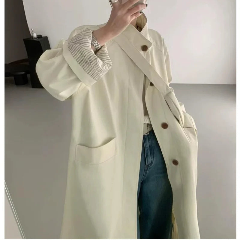 Fashion Long Trench Coat for Women