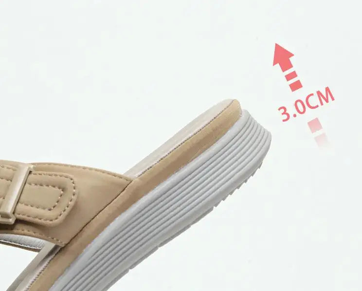 Fashion Ladies Wedge Heel Platform Slippers Women Summer Outdoor Low Heels Slipper Shoes shoes for women  ladies shoes