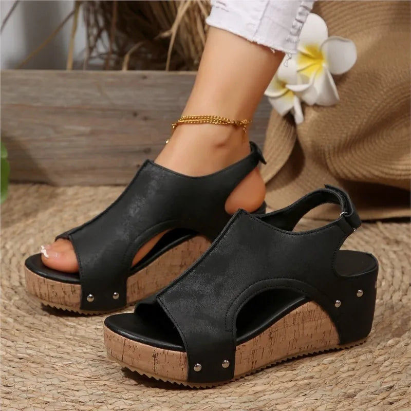 Fashion Sandals Summer Shoes Women Wedge Walking Shoes Casual Women's Sandals Outdoor Soft Footwear Female Women Heels