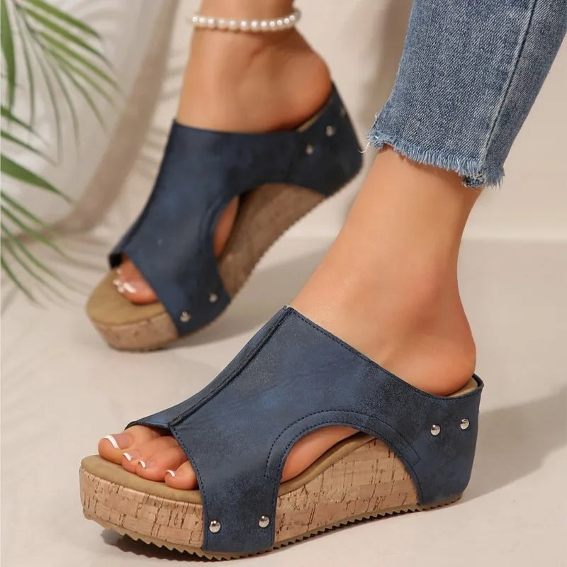 Fashion Sandals Summer Shoes Women Wedge Walking Shoes Casual Women's Sandals Outdoor Soft Footwear Female Women Heels