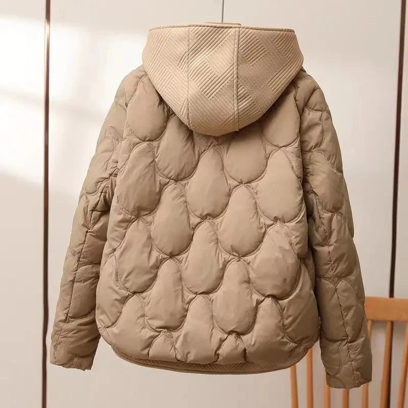 Fashion Loose Cropped Coat Women Jacket Women Parkas Warm Puffer Jackets Casual Coat