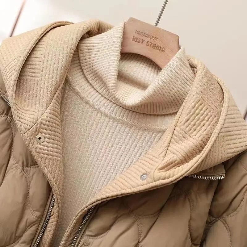 Fashion Loose Cropped Coat Women Jacket Women Parkas Warm Puffer Jackets Casual Coat