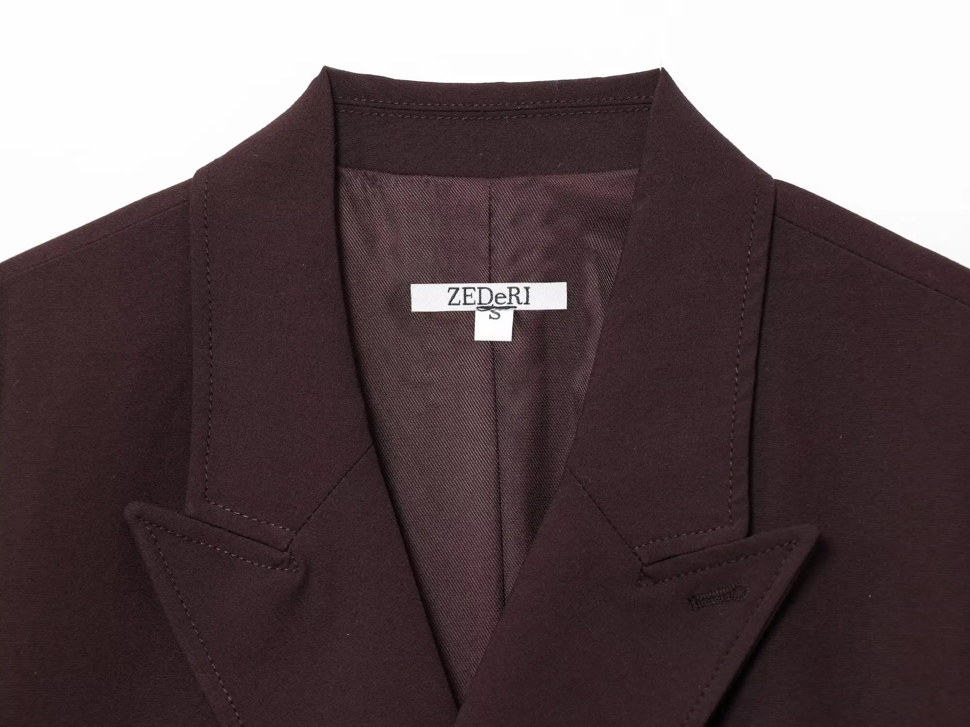 Fashion 2025 Autumn Women Blazer Coats With Belt Elegant Notched Double Breasted Causal Jackets Chic Loose Solid OL Outwear