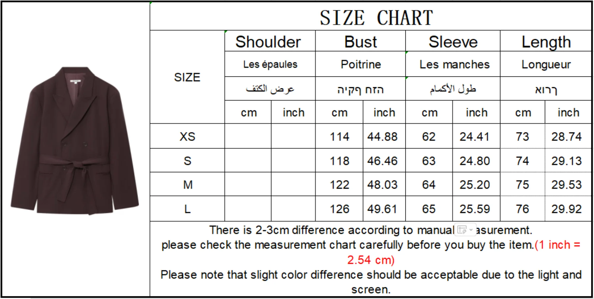 Fashion 2025 Autumn Women Blazer Coats With Belt Elegant Notched Double Breasted Causal Jackets Chic Loose Solid OL Outwear