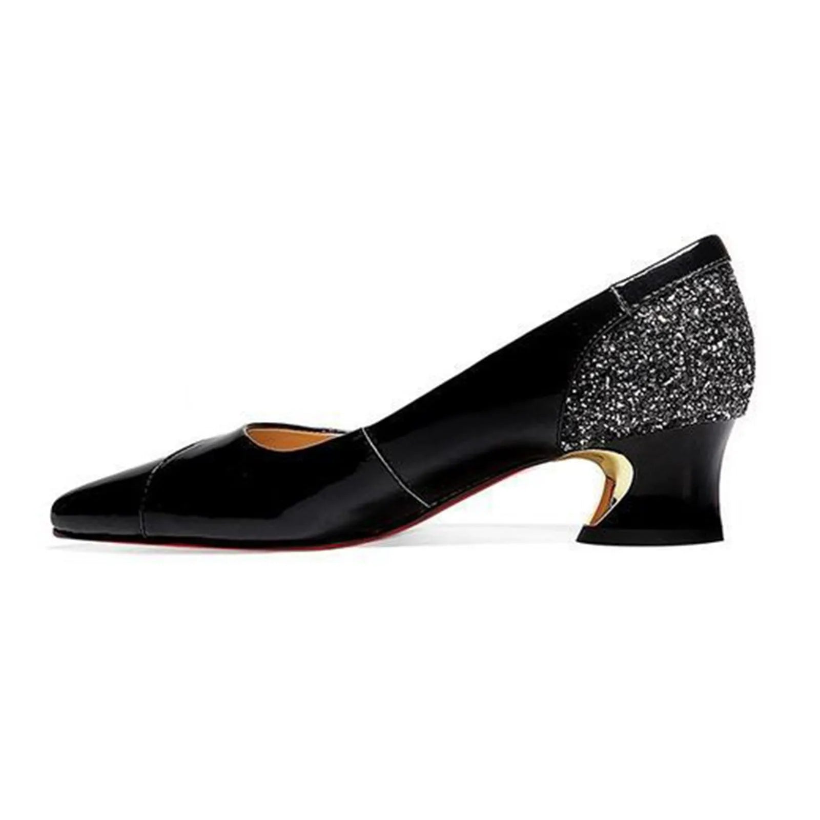 Fashion High Heels Pumps High Quality Women Elegant Sexy Medium Heels Pointed Toe Shoes Comfort Casual Single Shoes