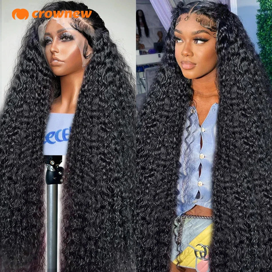Curly Human Hair Wig 13X4 Lace Front Wig Human Hair 13x6 HD Lace Frontal Wig Human Hair Wigs Pre Plucked Real Human Hair Wig