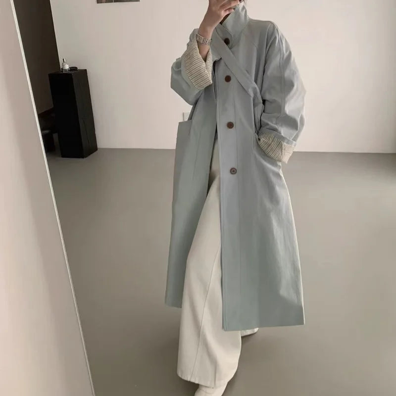 Fashion Long Trench Coat for Women