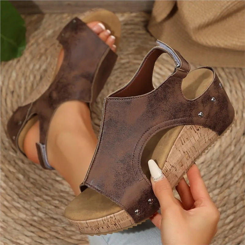 Fashion Sandals Summer Shoes Women Wedge Walking Shoes Casual Women's Sandals Outdoor Soft Footwear Female Women Heels