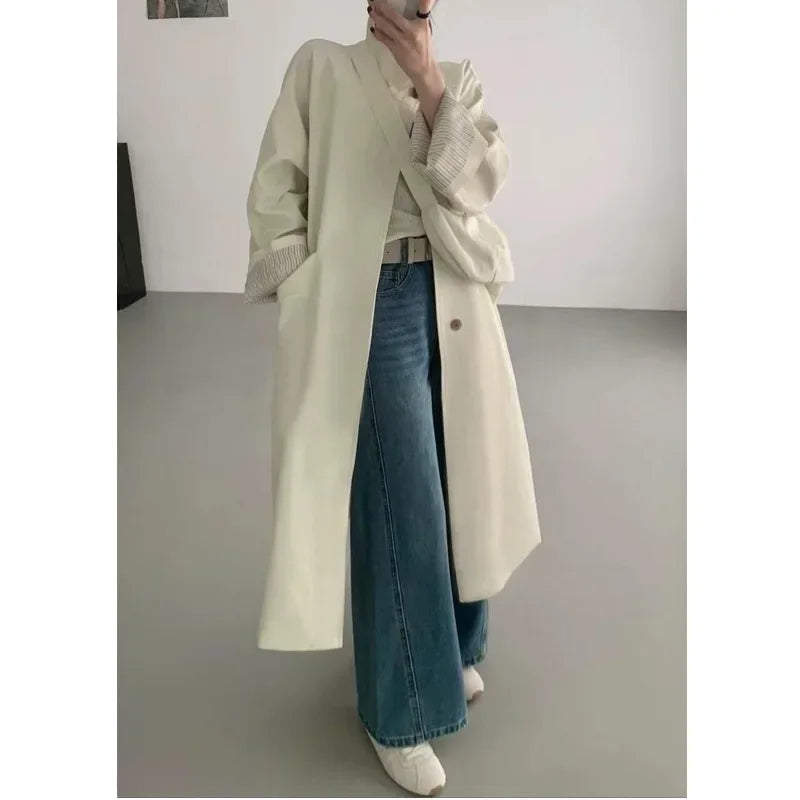 Fashion Long Trench Coat for Women