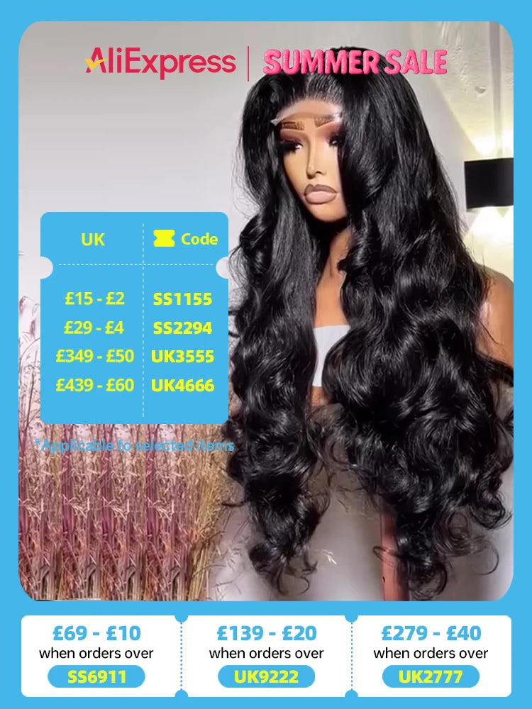Glueless Body wave Brazilian Human Hairs(5X5 included)