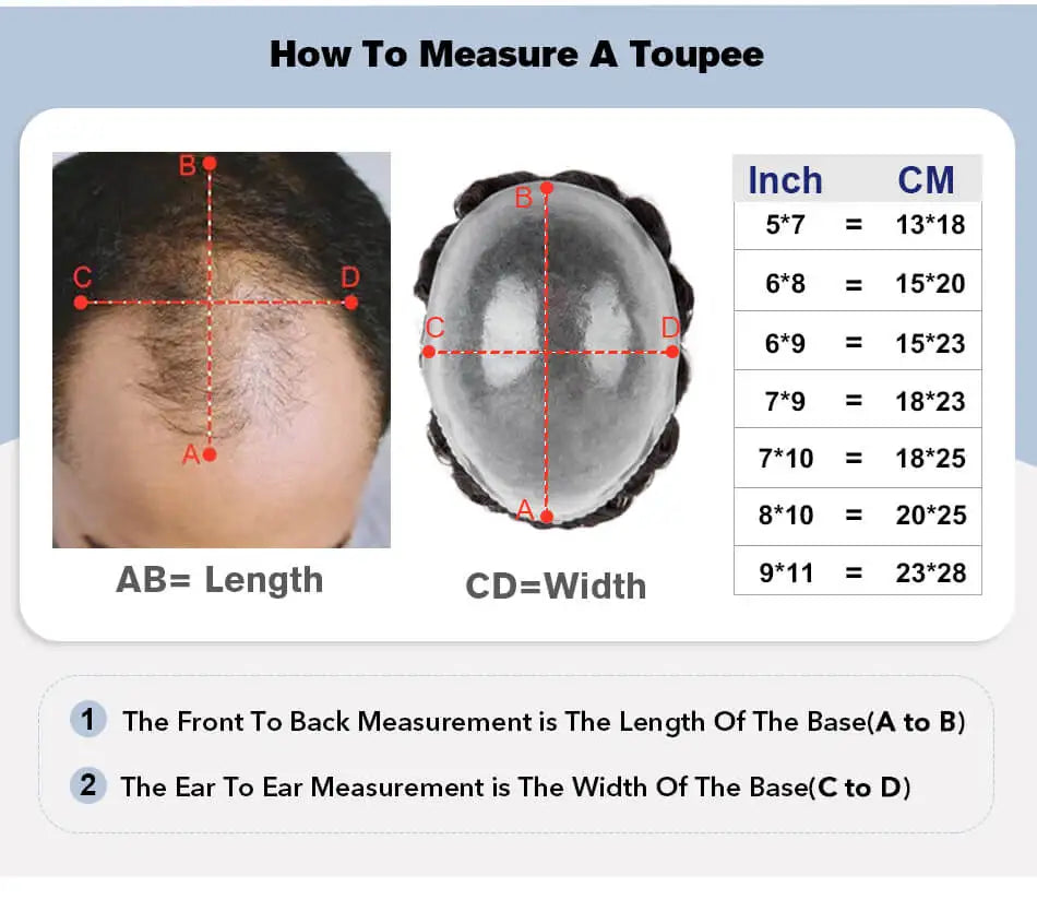 Men Wig Natural Human Hair Toupee Mono Male Wig  Durable Male Hair Prosthesis Toupee Men 6" Hair Replacement System For Men