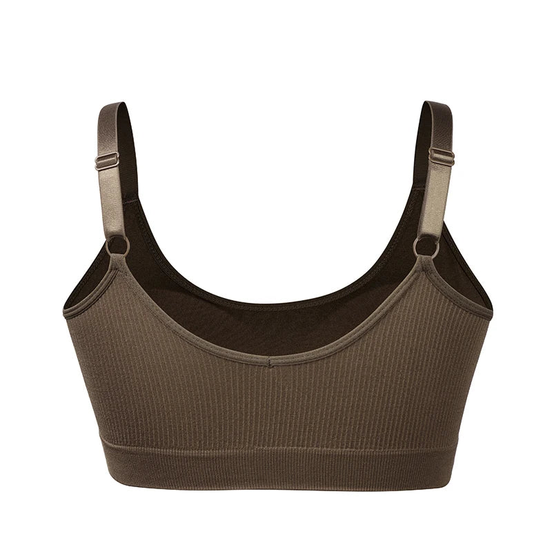 Sports Yoga Bra Women Seamless Padded Sports Bra Fitness Running Gym Bra Sports Underwear Push Up Sport Bra for Cup A B