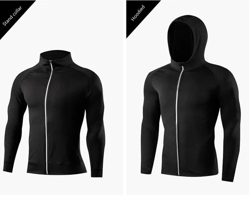 Sport Jackets For Men 2022 Sweatshirts Casacas Deportivas Running Breathable Jaquetas Man Compression Hoodies Coat Cover Shirts