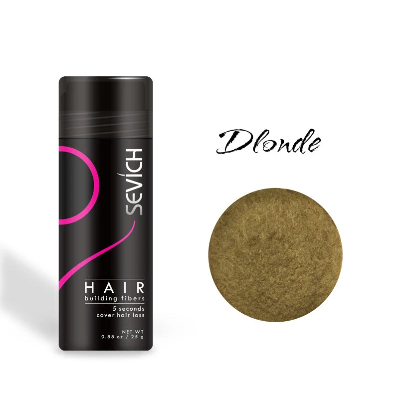 Hair building fibers powder