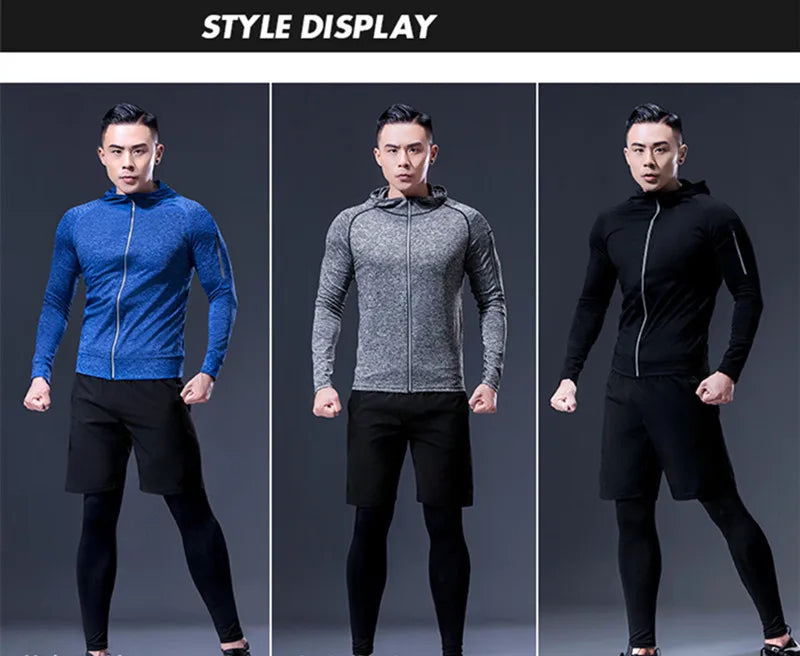 Sport Jackets For Men 2022 Sweatshirts Casacas Deportivas Running Breathable Jaquetas Man Compression Hoodies Coat Cover Shirts