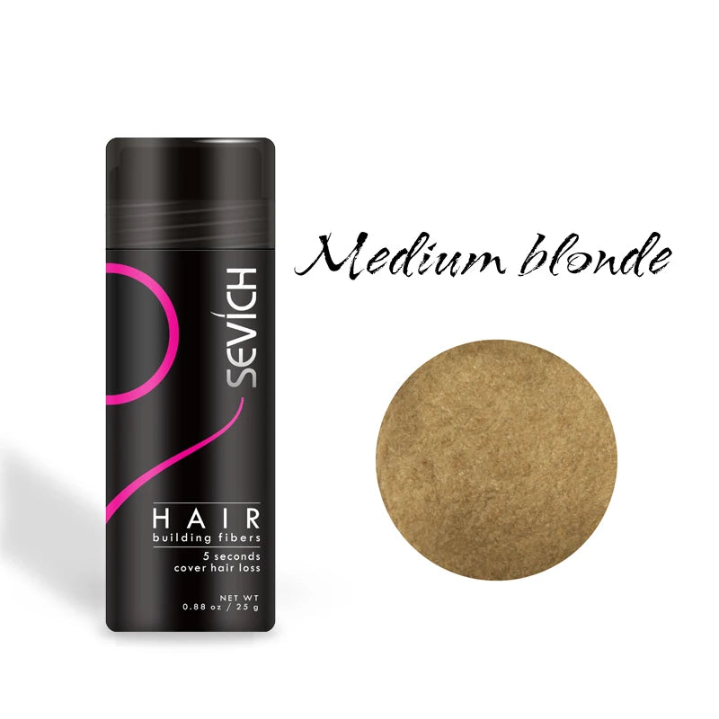 Hair building fibers powder