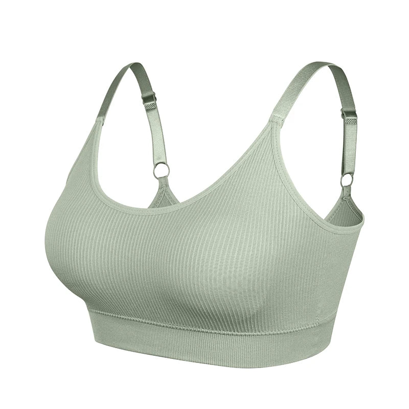 Sports Yoga Bra Women Seamless Padded Sports Bra Fitness Running Gym Bra Sports Underwear Push Up Sport Bra for Cup A B