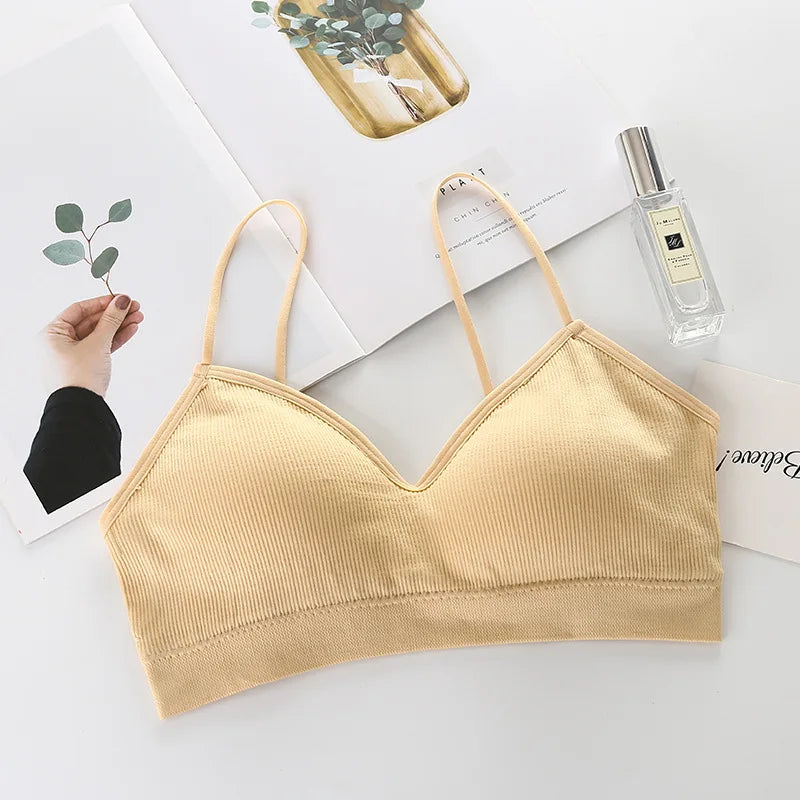 Sexy Sport Bra Top Backless Sports Bra Women Bra Tops Bralette V Neck Brassiere Sport Femme Seamless Underwear Push Up Sport