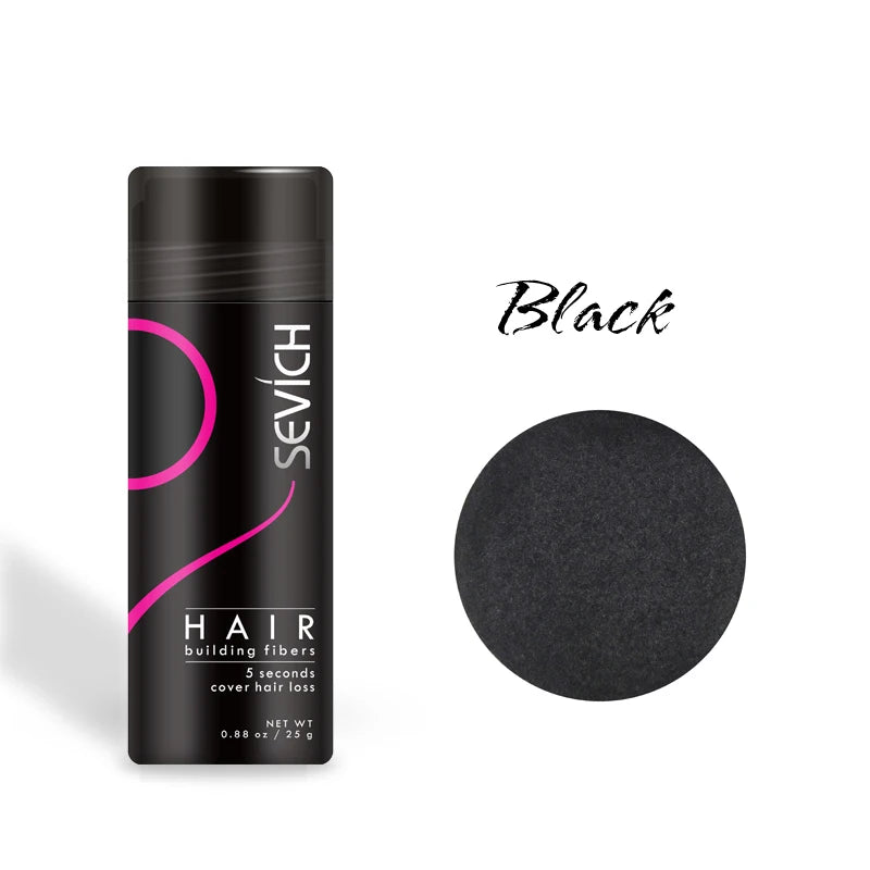 Hair building fibers powder