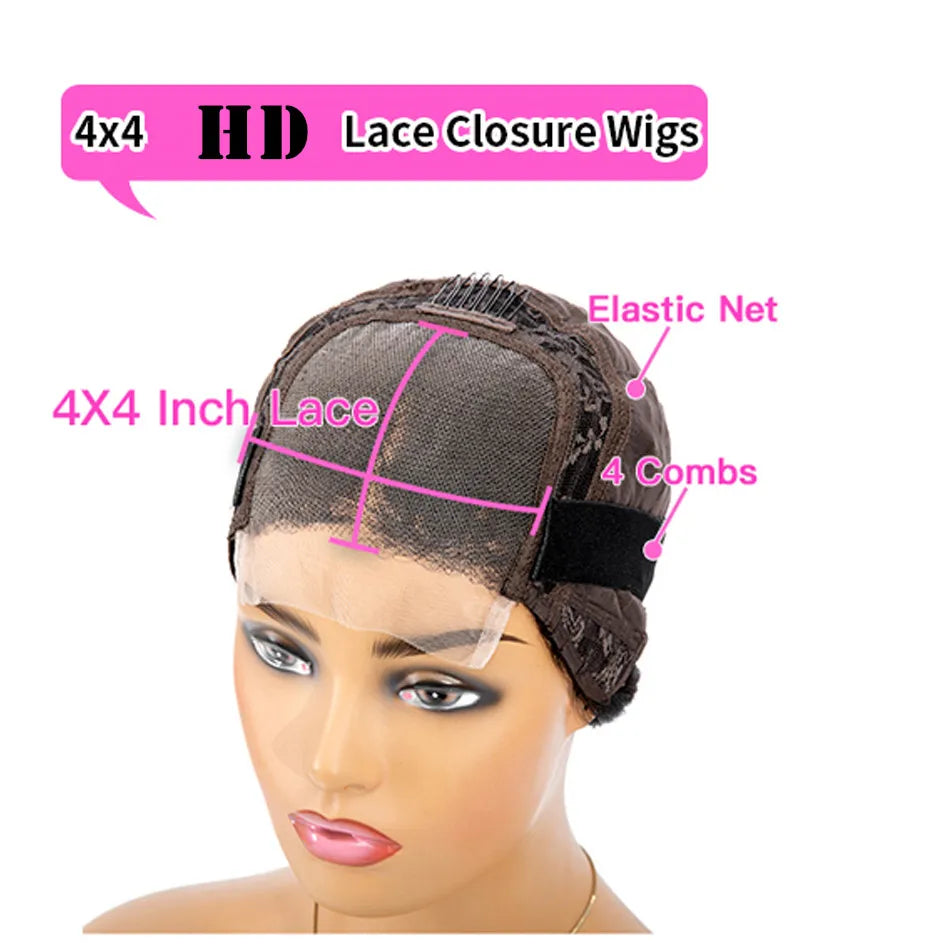Darkest Brown Human Hair Wigs for Black Women Colored Pure 2# Colored Long Straight Left Side Part Wigs for Women