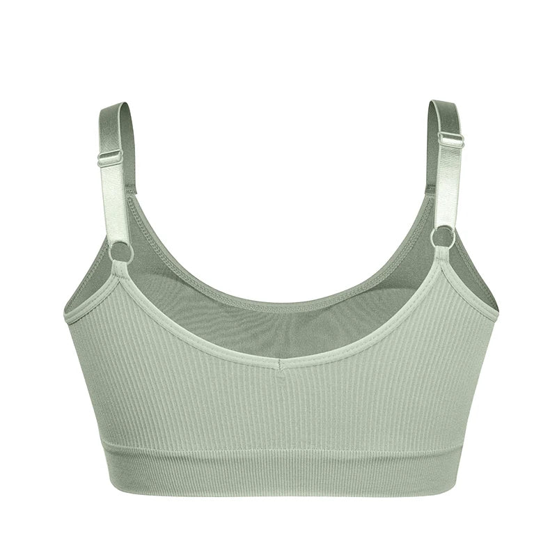 Sports Yoga Bra Women Seamless Padded Sports Bra Fitness Running Gym Bra Sports Underwear Push Up Sport Bra for Cup A B