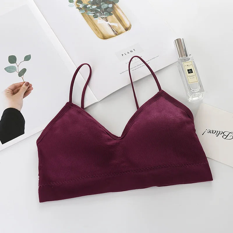 Sexy Sport Bra Top Backless Sports Bra Women Bra Tops Bralette V Neck Brassiere Sport Femme Seamless Underwear Push Up Sport