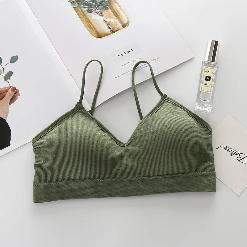 Sexy Sport Bra Top Backless Sports Bra Women Bra Tops Bralette V Neck Brassiere Sport Femme Seamless Underwear Push Up Sport