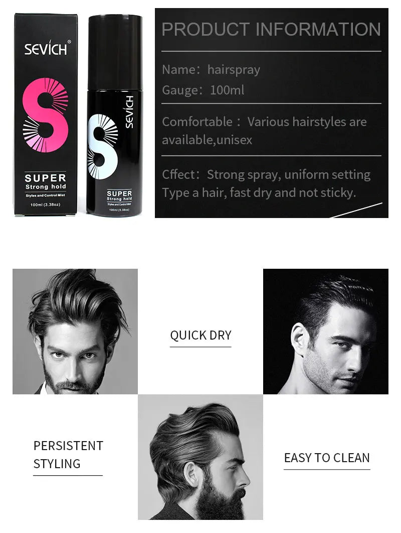 Fashion Hair Styling Spray