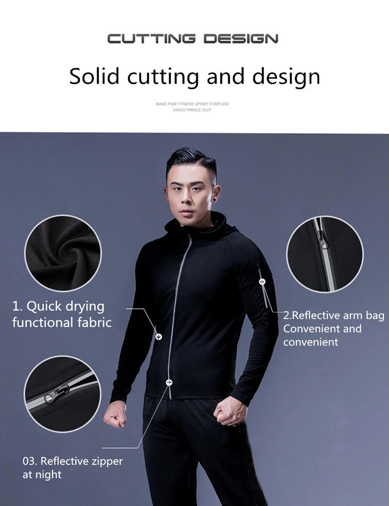 Sport Jackets For Men 2022 Sweatshirts Casacas Deportivas Running Breathable Jaquetas Man Compression Hoodies Coat Cover Shirts