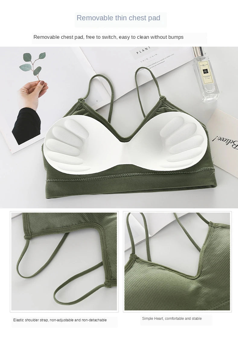 Sexy Sport Bra Top Backless Sports Bra Women Bra Tops Bralette V Neck Brassiere Sport Femme Seamless Underwear Push Up Sport