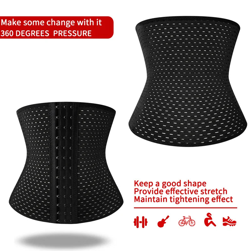 Waist Trainer Shapers Corset For Men Abdomen Reducer Slimming Belt Shapewear High Compression Modeling Strap Workout Girdle Faja