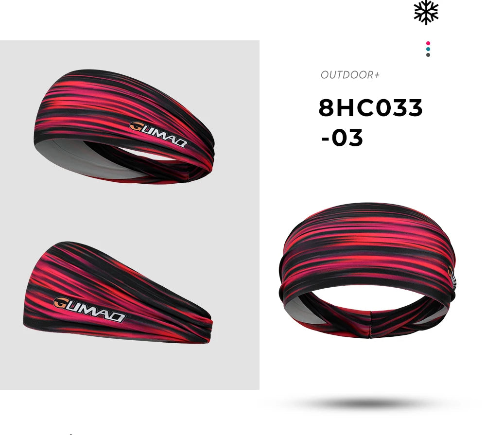 Sport Headbands Sweatband Elastic Yoga Running Hair Band Sweat Bandage Workout Tennis Fitness Jog Basketball Headscarf Men Women