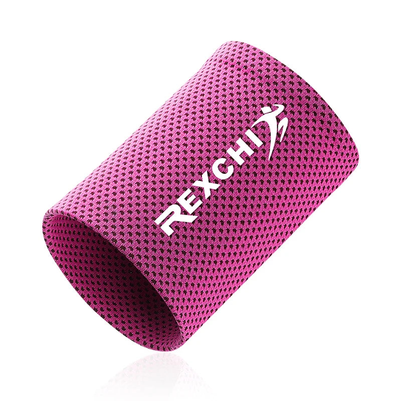 Sport Sweatband For Gym Yoga Volleyball Hand Sweat Band Wrist Brace Support Breathable Ice Cooling Tennis Sports Wristband Wrap