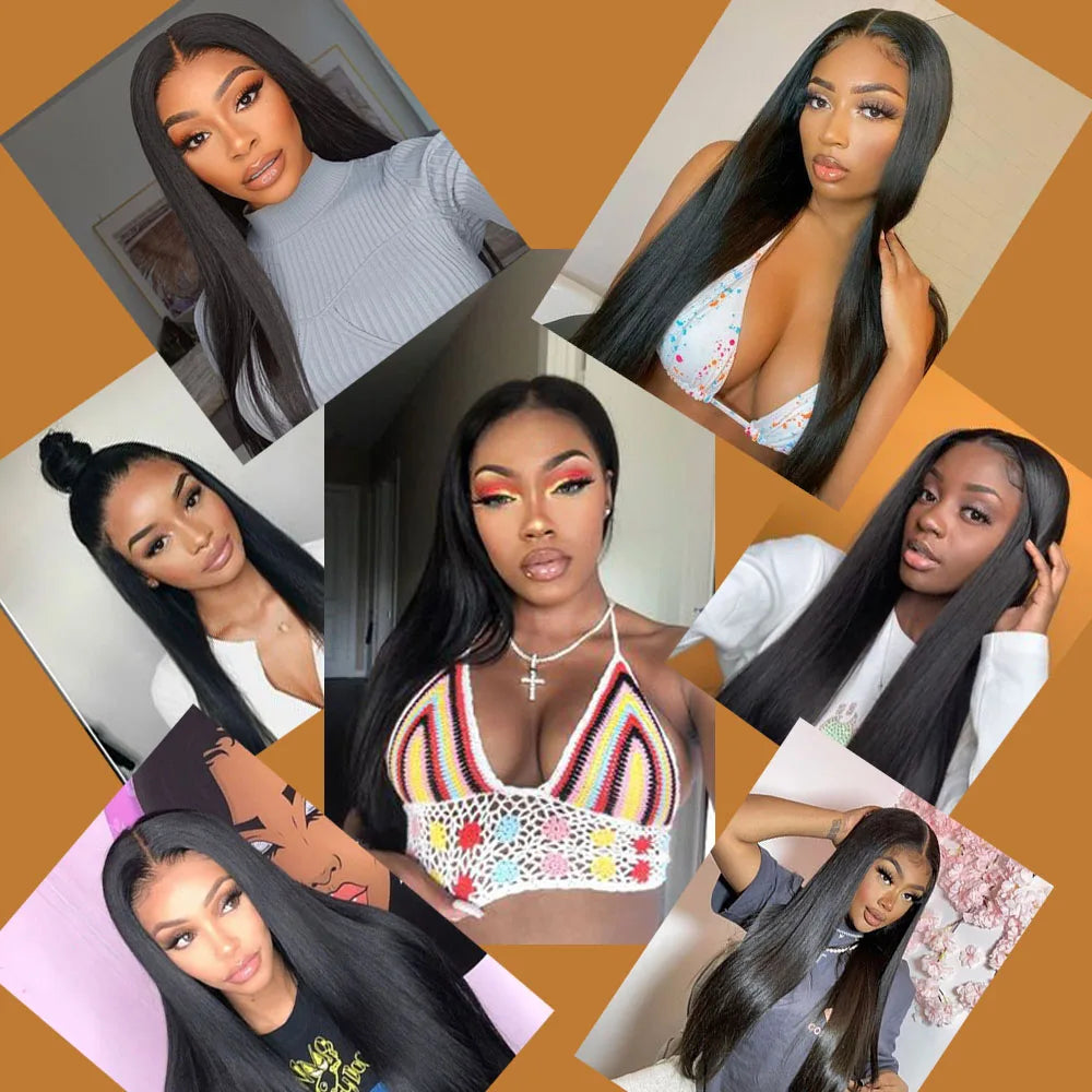 100% Virgin Brazilian Human Hair Lace Front Wigs Body Wave