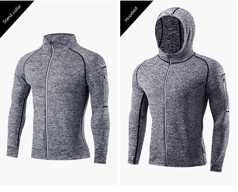 Sport Jackets For Men 2022 Sweatshirts Casacas Deportivas Running Breathable Jaquetas Man Compression Hoodies Coat Cover Shirts