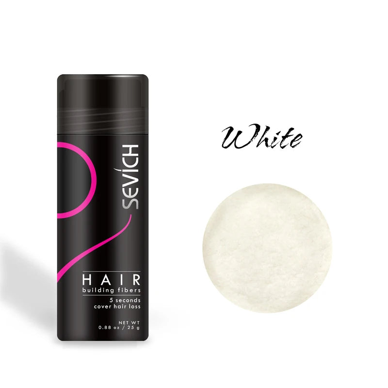 Hair building fibers powder