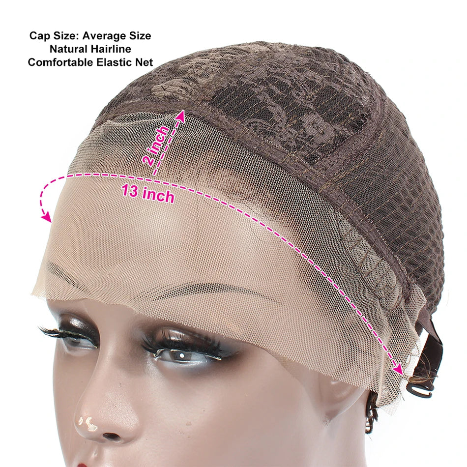 Human Hair 13X2 Wigs Short Pixie Cut Wigs Straight Bob HDTransparent Lace Frontal Wigs For Black Women 250Density Perruque Cheap