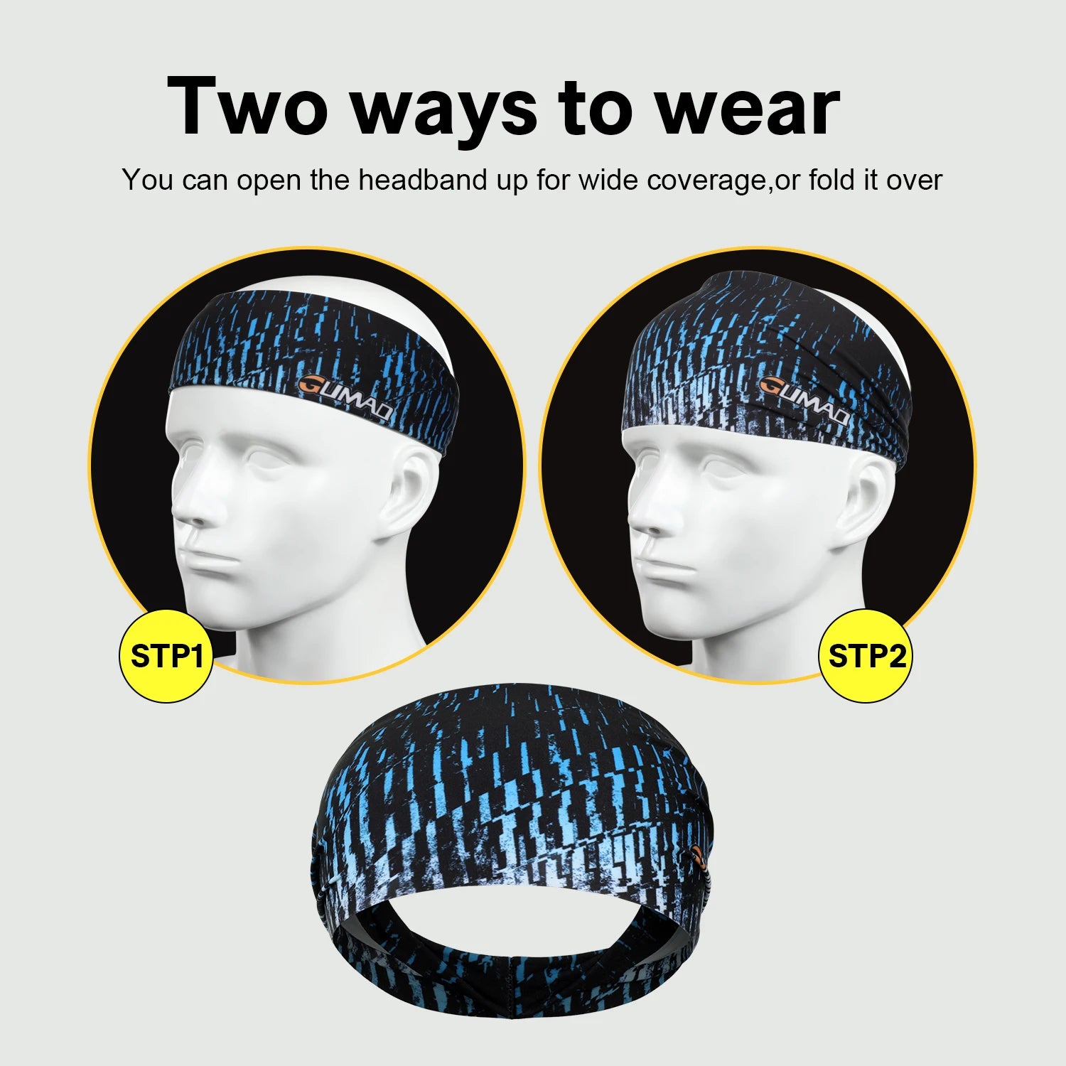 Sport Headbands Sweatband Elastic Yoga Running Hair Band Sweat Bandage Workout Tennis Fitness Jog Basketball Headscarf Men Women