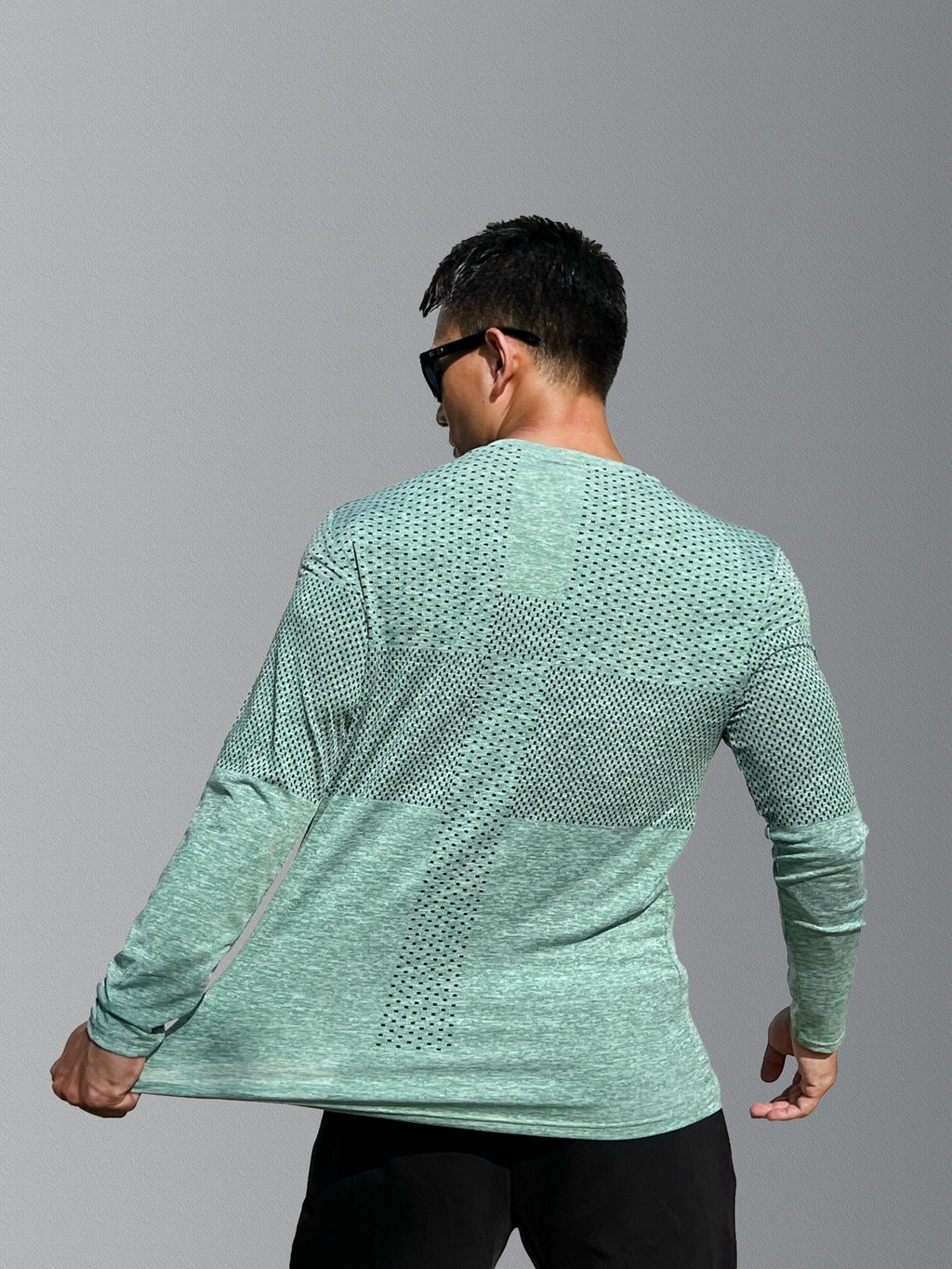 Men's Sport Long Sleeve Tops Quick Dry Fitness T-shirts Bodybuilding Gym Tees Casual Skinny Compress Clothing men Sportswear