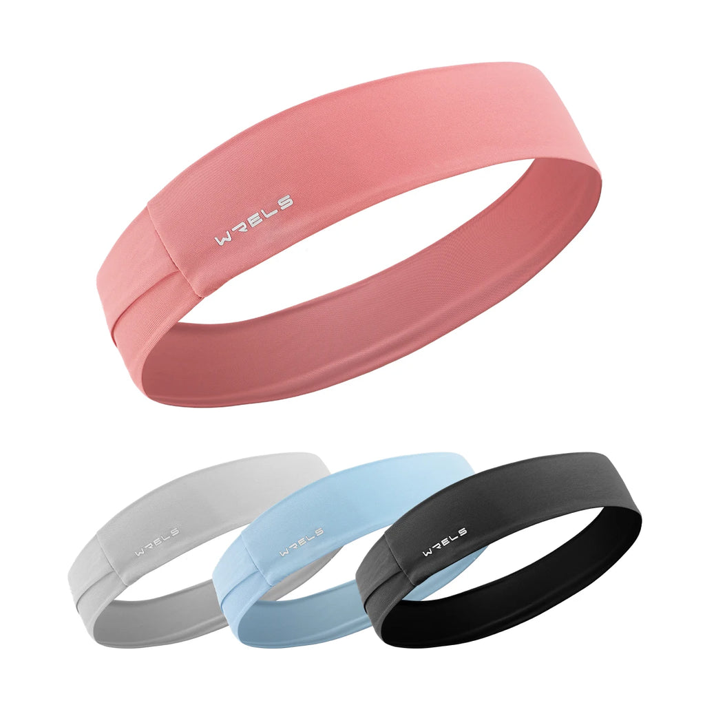 Sport Headband Quick-Drying Non-Slip Hair Band Stretch Elastic Sweatband Breathable Ponytail Gym Running Yoga Sport Headwear