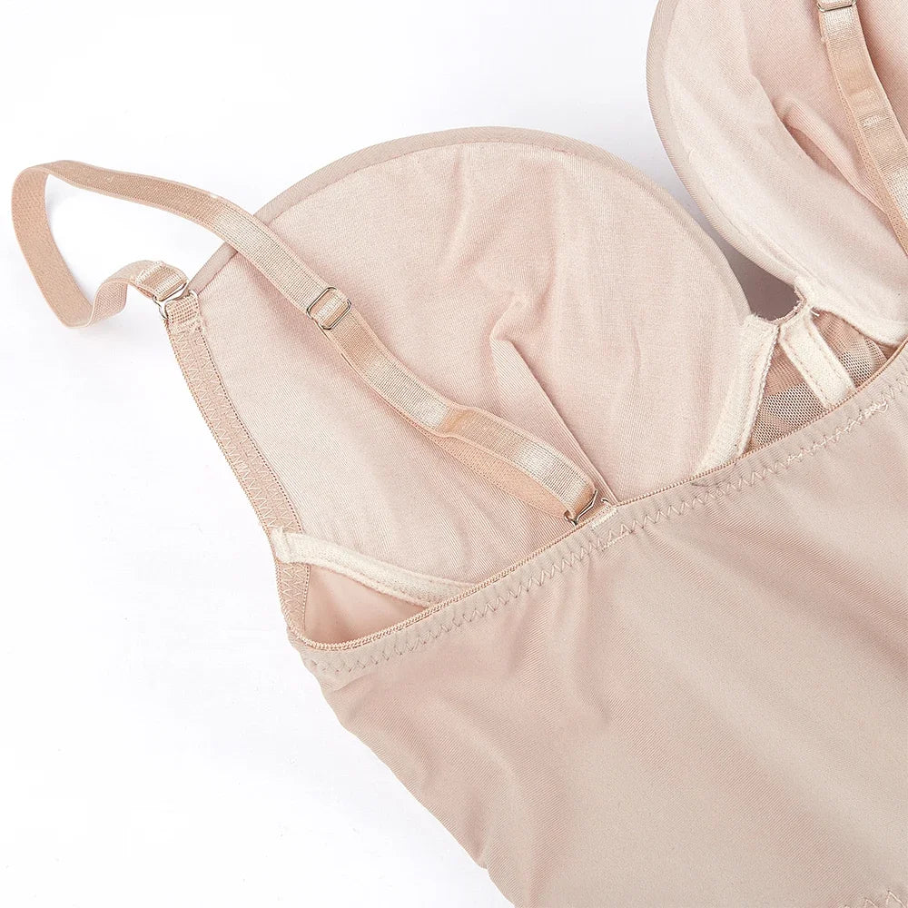 Bodysuit Shapewear Bra Push Up Women Full Body Shaper Tummy Control Hip Butt Lifter Corset Slimming Waist Trainer Underwear
