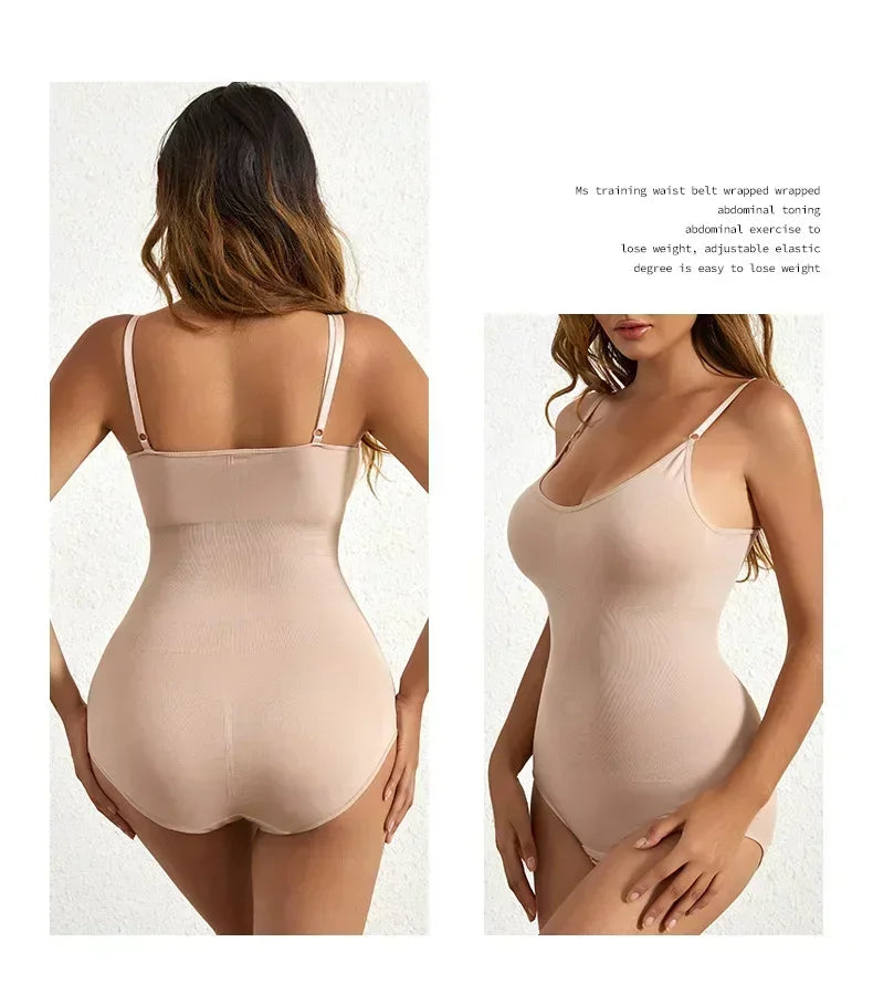 XS-3XL Solid Color Seamless Shaping Shapewear Bodysuit Tummy Control Butt Lifting Slimmer Body Shaper Women Underwear Shapewear