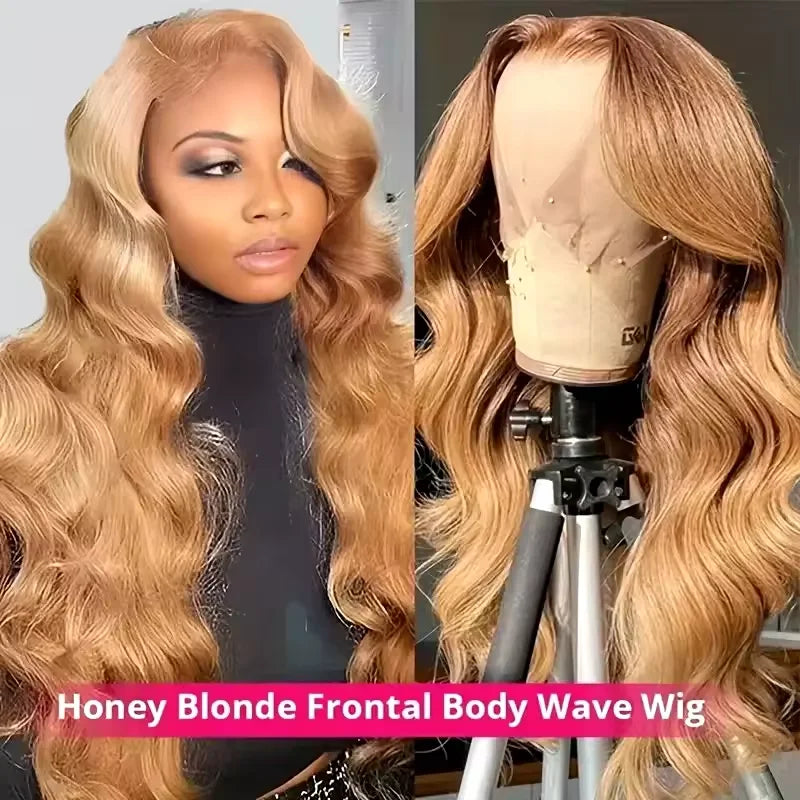 Honey Blonde Brazilian Human Hairs