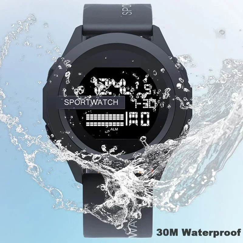 New Sport Watch for Man Digital Wristwatch Stopwatch Luminous Date Week Waterproof Men's  Clock Electronic Watch Relogio