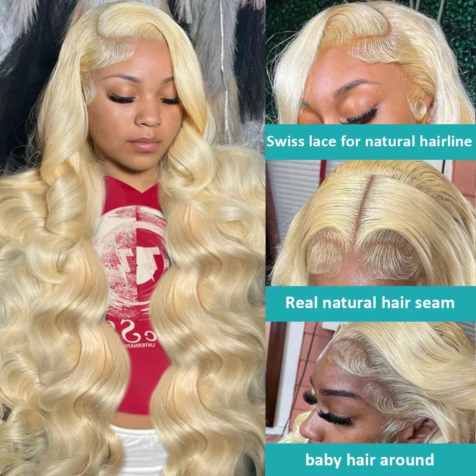 Blonde Body Wave Brazilian Human Hairs