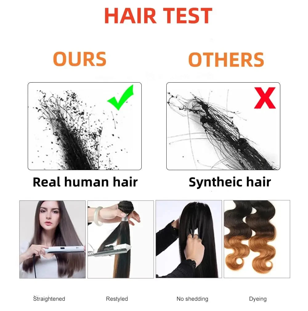 3 In 1 half wigs human hair Drawstring No lace wigs Half wig water wave human hair wig 100 human hair wigs for woman curly wigs