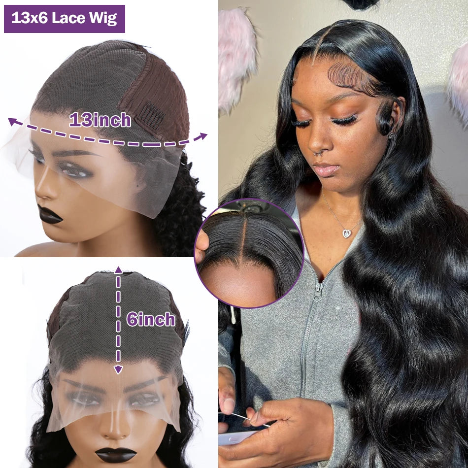 Glueless Body wave Brazilian Human Hairs(5X5 included)